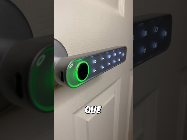 Vídeo relacionado con TEKXDD Cerradura Inteligente de Huellas Dactilares,6 en 1 Cerradura Electronica,Tuya App,IC Card, NFC, Huellas Dactilares,Contraseña Digital,Llave Mecánica