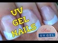 Uv GEL Nails using LINA/Sina U.V Gel (French manicure)