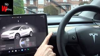 How to Use Wipers and Washer Features Tesla Model Y Full Tutorial - Beginners guide