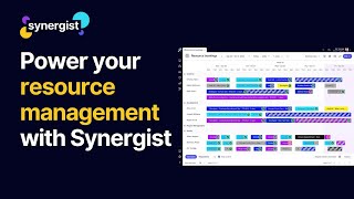 How Synergist powers resource management | Agency Management Software