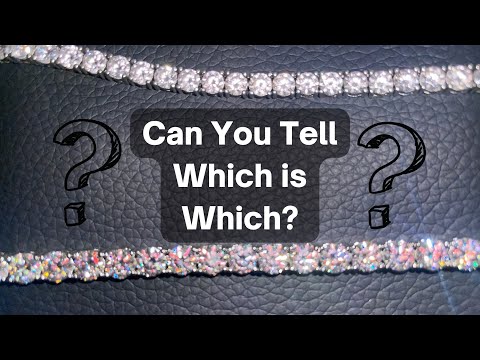 Moissanite Vs Cubic Zirconia Tennis Chain Comparison