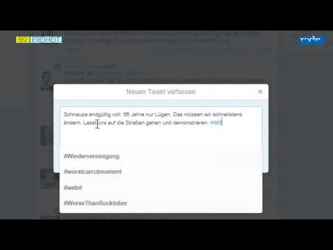 Hashtag "Wir sind das Volk" – Revolution via Twitter | Unsere Revolution | MDR