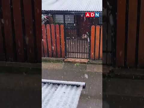 Nevazón sorprende a vecinos de Loncoche