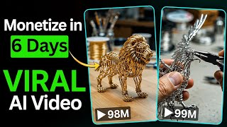 How to Make Viral AI Wire Art Videos FREE 🤯 | Google Flow AI Tutorial