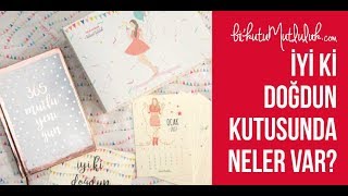 İyi Ki Doğdun Doğum Günü Hediye Kutusu Seti (Bikutumutluluk.com Doğum 