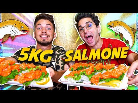 SOUL AND MATT VS 5 KG OF SALMON!! *crazy challenge*