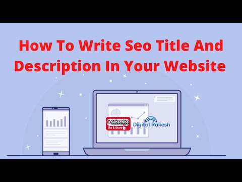 How to write perfect seo title and description