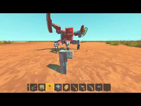 A way to insta kill a farm bot