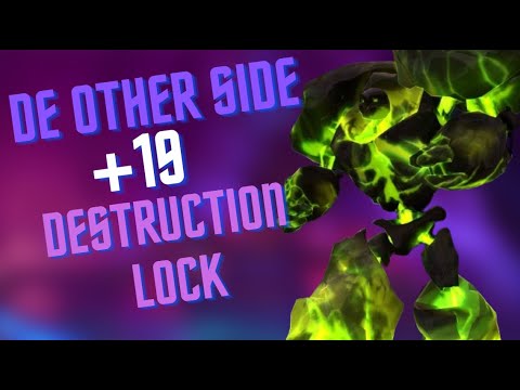 +19 DOS | DESTRUCTION WARLOCK | 9.2 Shadowlands WoW