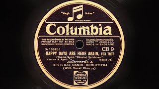 Jack Payne and His BBC Dance Orchestra – Happy Days Are Here Again