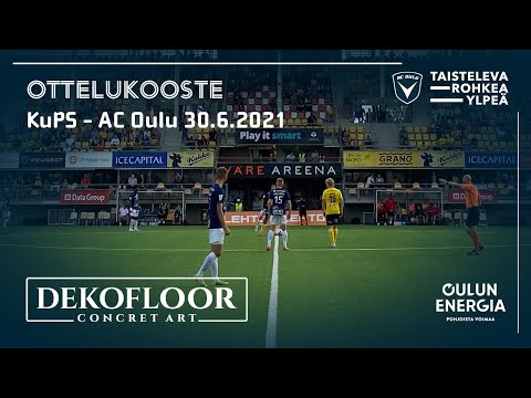 ACOTV: Dekofloor ottelukooste KuPS - AC Oulu 30.6.2021 (Veikkausliiga)