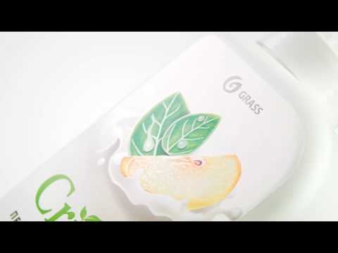 Миниатюра изображения товара Средство для мытья посуды Grass Crispi с соком груши и экстрактом базилика / 125455 (550мл)