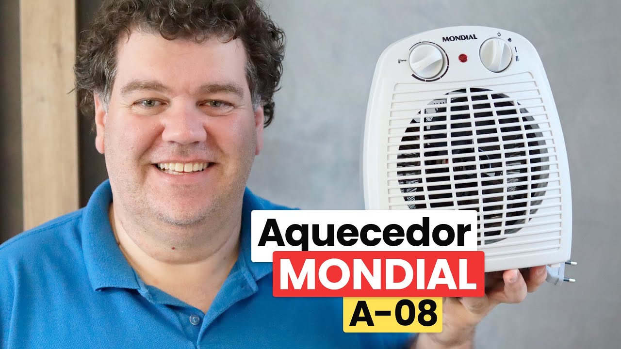 Aquecedor Elétrico Mondial A08: Aquecedor Portátil para manter ambientes aquecidos!