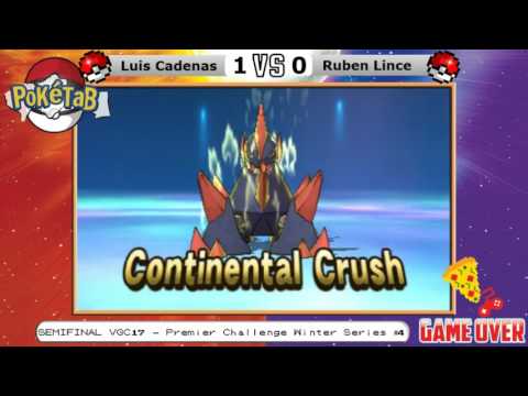 Luis Cadenas vs Ruben Lince - SEMIFINAL Premier VGC17 Winter Series #4