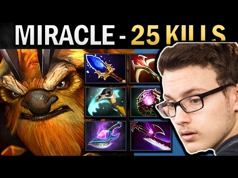 Earthshaker Dota Miracle with 25 Kills and Octarine - TI13