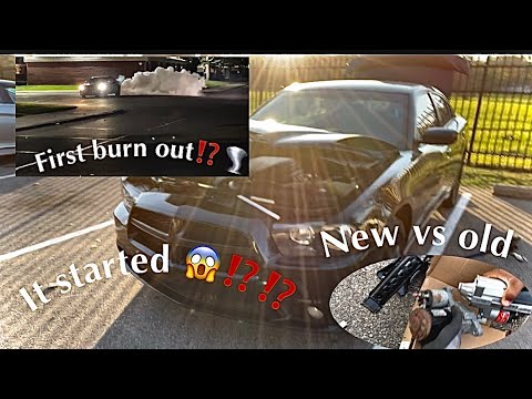 Rebuilding my 5.7 hemi charger, starter installation ( first drive?!!!) part 2