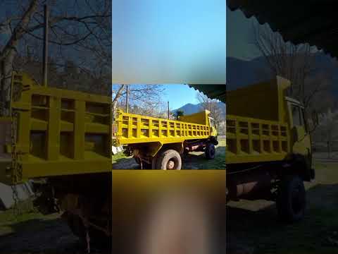 full paint on an old mercedes benz NG 1719 4x4