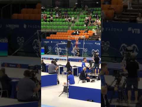Elena Gerasimova RUS - Bars - 2019 Junior Worlds Qualifications