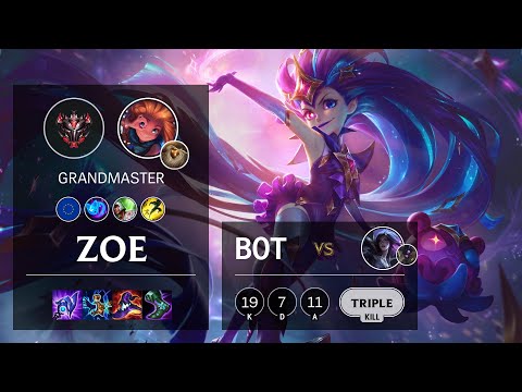 Zoe Bot vs Kai'Sa - EUW Grandmaster Patch 11.4