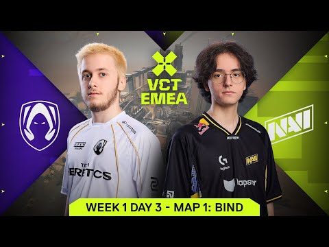 TH vs. NAVI - VCT EMEA 2026 Kickoff - Playoffs - Map 1