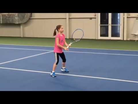 Petra Janigova, young tennis player 10 years, Slovakia