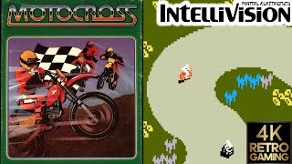 Motocross Intellivision 4k Gameplay