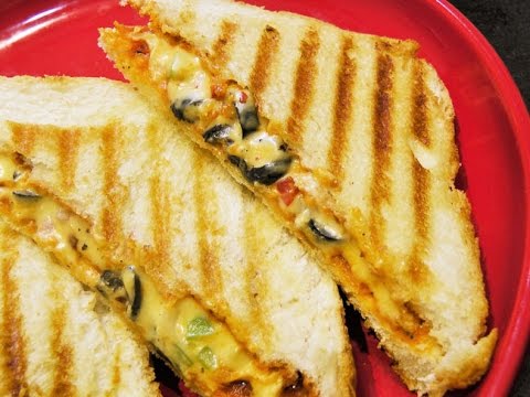 Quick Grilled Vegetable Sandwich | Kids Lunch Box Idea by madhurasrecipe