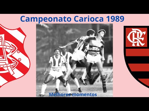 Bangu 0 x 2 Flamengo - (Melhores Momentos) - Campeonato Carioca 1989