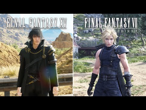 FF7 Rebirth VS. Final Fantasy 15 - Combat & Physics Comparison