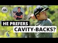 Tour Pro Prefers Cavity-Backs?? | Blade Irons vs Cavity-Back Irons