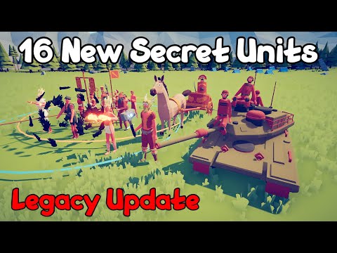 TABS Find ALL 16 New Legacy Secret Units - Totally Accurate Battle Simulator Update