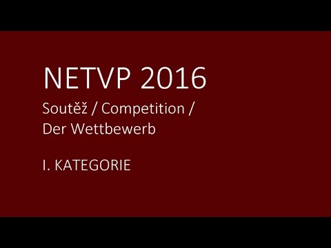 NETVP 2016 - soutěž - I. kategorie