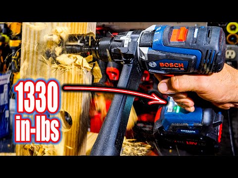 BOSCH GSB18V-1330C 18V High Torque Hammer Drill Driver Review [1,330 in-lbs]