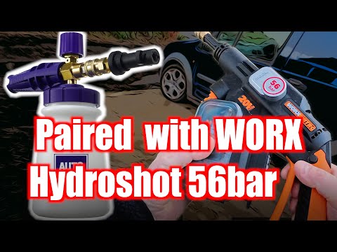 Testing Autoglym Polar Blaster with WORX Hydroshot 56bar Foam Unveiled