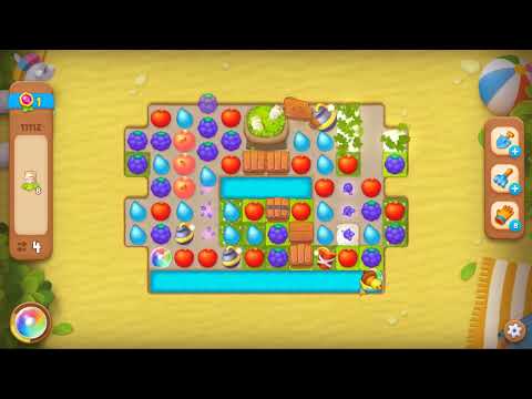 Gardenscapes level 11112 No Boosters Gameplay