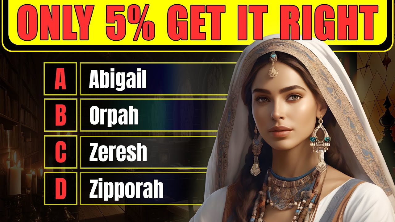 23 BIBLE QUESTIONS TO TEST YOUR BIBLE KNOWLEDGE - Easy Moderate Hard | The Bible Quiz