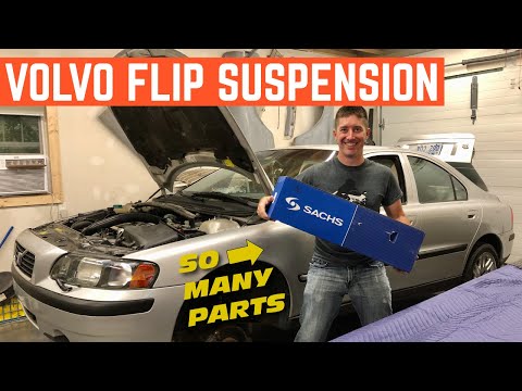 REBUILDING The CLUNKY Front STRUTS On My $450 Volvo S60