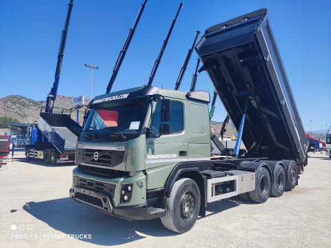 Volvo FMX 500 6x4 Tipper truck.