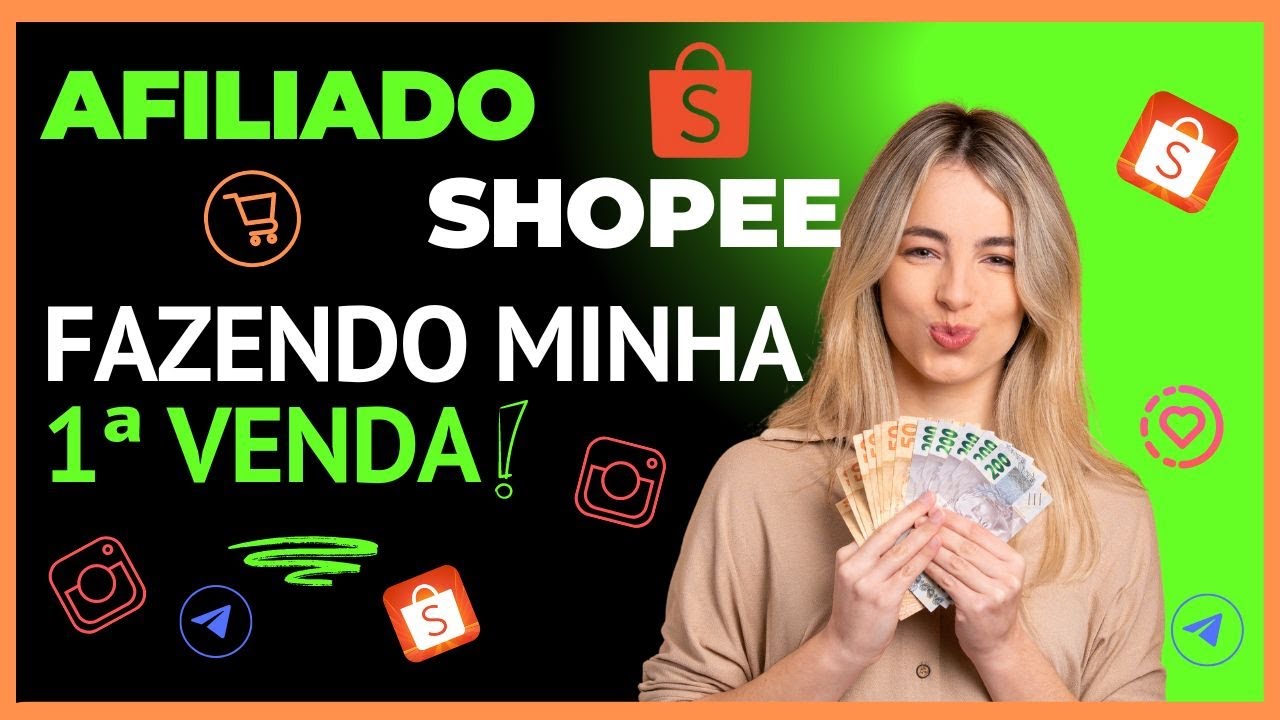 AFILIADO SHOPEE -FAZENDO MINHA 1ª VENDA