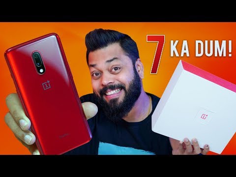 OnePlus 7 Detailed Unboxing & First Impressions ⚡ A Worthy Upgrade!! Video