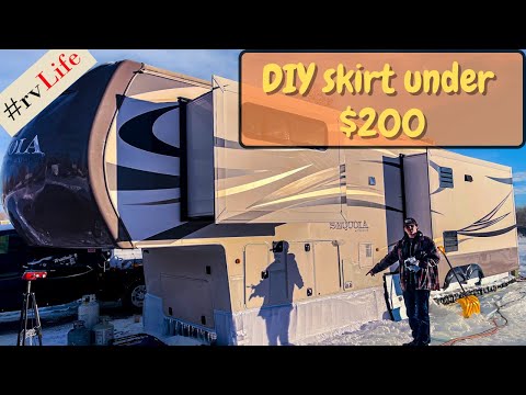 How to Install Cheap RV Skirting: DIY Instructions