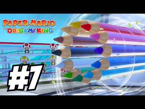 Colored Pencils Boss Fight! - Paper Mario: The Origami King - WALKTHROUGH