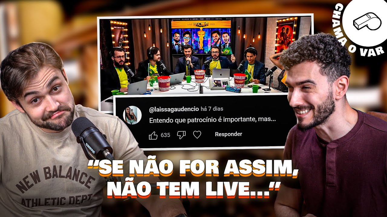 Por que a nossa Live do Oscar foi ASSIM? | Chama o VAR #028