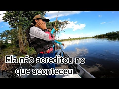 PESCARIA É SEMPRE ASSIM, O MAIOR SEMPRE ESCAPA. (RIO GUAPORÉ)