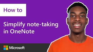 How to simplify note-taking in OneNote