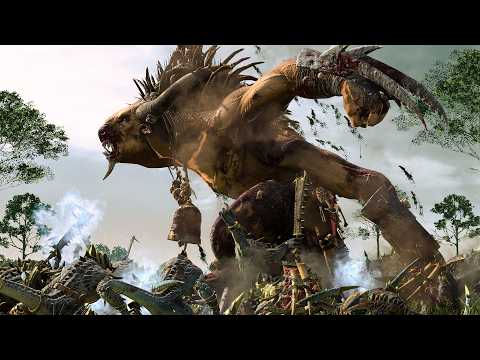 BEASTMEN vs LIZARDMEN - TotalWar Warhammer 3