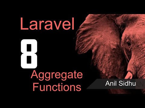 Laravel 8 tutorial Aggregate methods | sum avg min max etc
