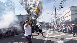 AO VIVO: TORCIDA DO SANTOS APOIA O TIME ANTES DO CLÁSSICO