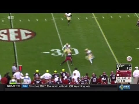 2017 USC vs Wofford - Bryan Edwards 17 Yd Reception