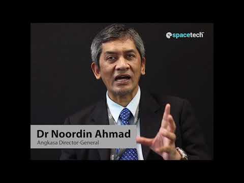 Dr Noordin Ahmad, Diretor Geral, Angkasa, no evento SG[ASEAN]
